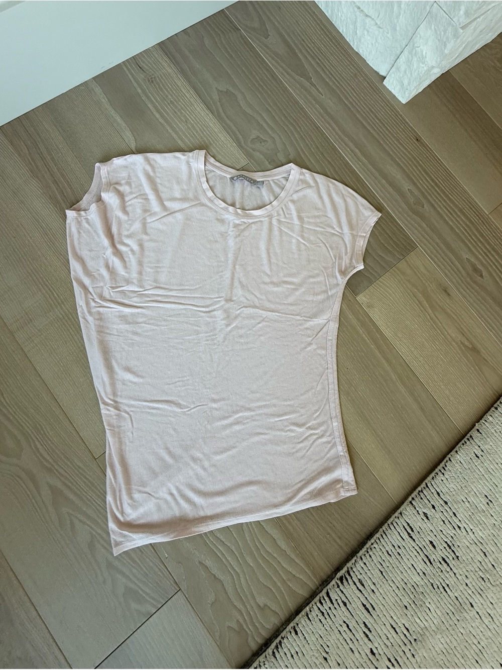 Athleta asymmetrical Pink Short Sleeve Top Size S